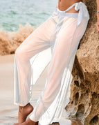 White / S / Mesh Cover Pants