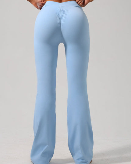 ZASUWA Female Flare Scrunch Bum Hip-lift Leggings