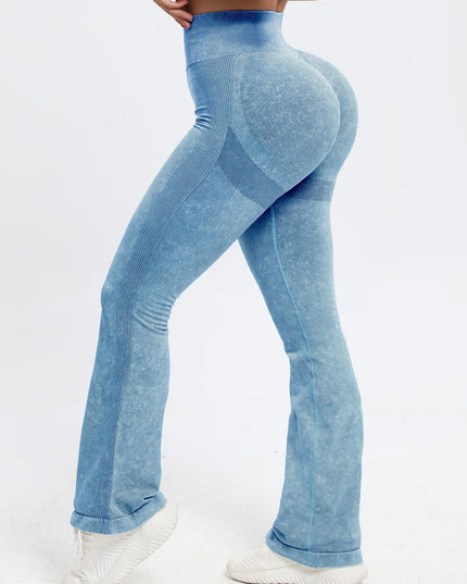 ZASUWA Female Denim Flare High-waisted Leggings