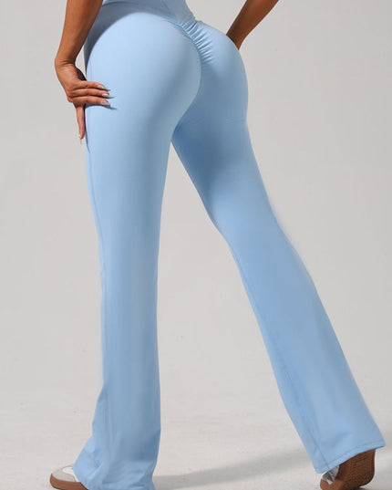 ZASUWA Female Flare Scrunch Bum Hip-lift Leggings