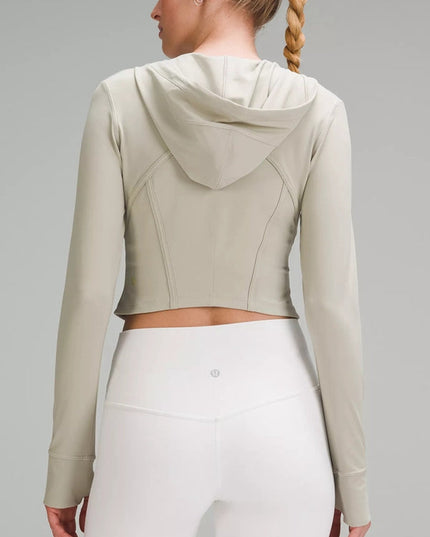 ZASUWA Female Zipper Corset Hooded Jacket