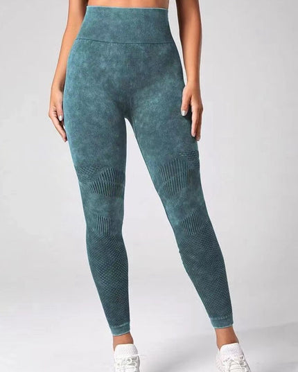 ZASUWA Female Denim Scrunch Bum Quick-dry Seamless Leggings