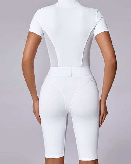 ZASUWA Female Push-Up Mesh Romper