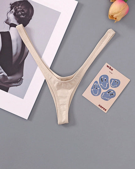 ZASUWA Femal Sexy Solid Color T-Back Panties