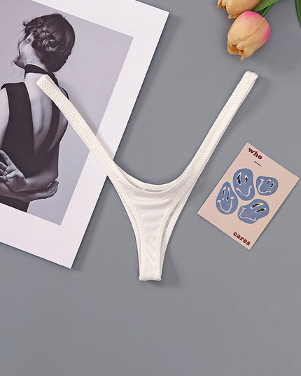 ZASUWA Femal Sexy Solid Color T-Back Panties