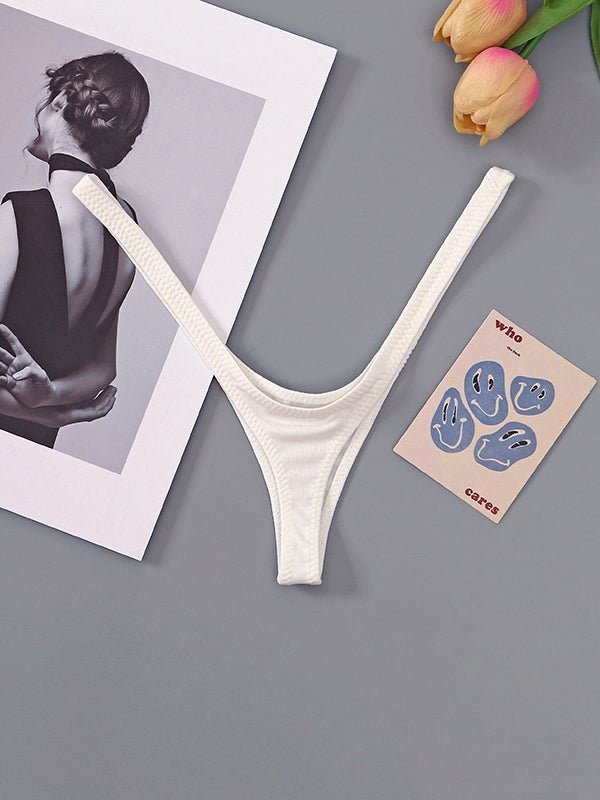ZASUWA Femal Sexy Solid Color T-Back Panties