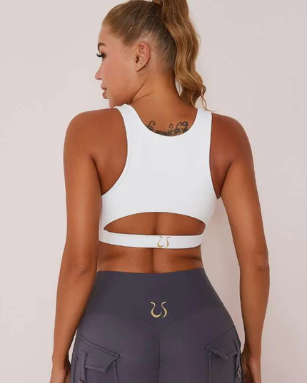 ZASUWA Female Sexy Cutout Sports Bras