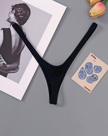ZASUWA Femal Sexy Solid Color T-Back Panties