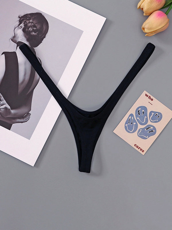 ZASUWA Femal Sexy Solid Color T-Back Panties