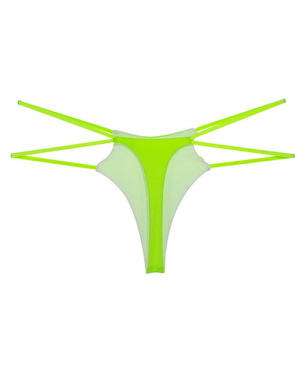 ZASUWA Female Unique Double Girdle Leopard Sports Panties