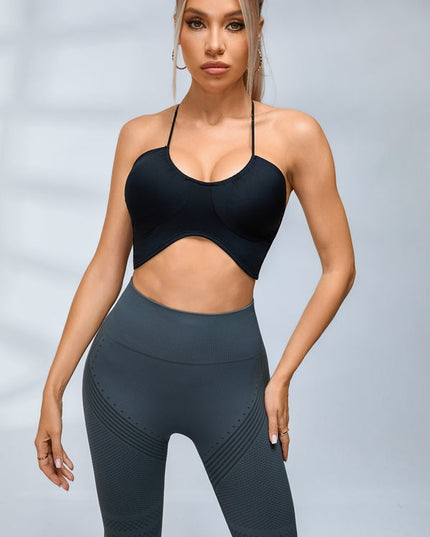 ZASUWA Female Stripes High-waisted Yoga Leggings