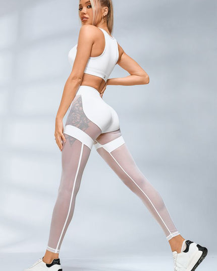 ❤ZASUWA Female Super Sexy Unique Mesh Hip-lift Leggings