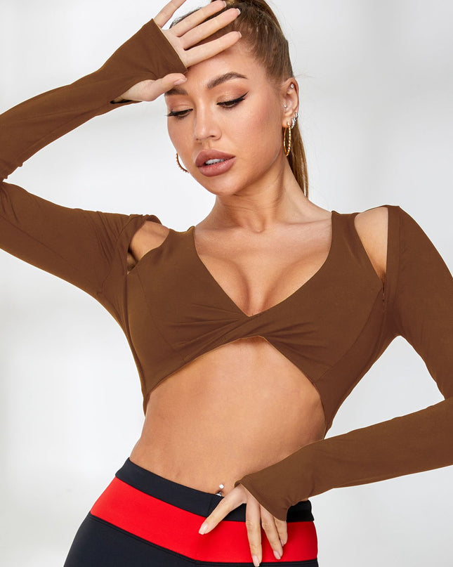 ZASUWA Female Unique Twist With Pads Long Sleeves