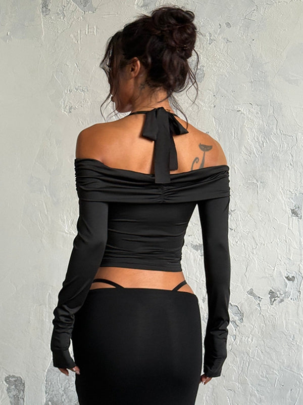 ZASUWA Female Solid Color Long Sleeves