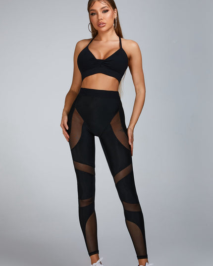 ❤ZASUWA Female Super Mesh Hip-lift Leggings