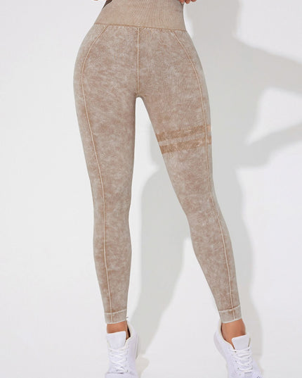 ZASUWA Female Denim Elastic Tight Hip-lift Quick Dry Leggings