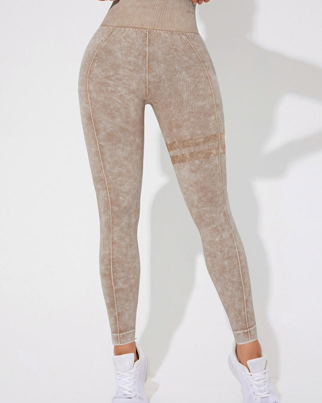 ZASUWA Female Denim Elastic Tight Hip-lift Quick Dry Leggings