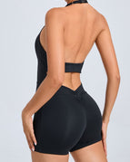 Black / S / Short Jumpsuit