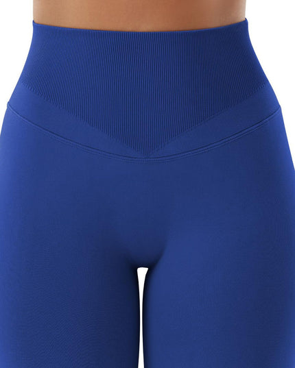 ZASUWA Female High-waisted Seamless Elastic Tight Quick Dry Hip-lift Leggings
