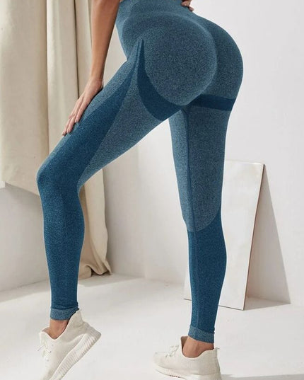 ZASUWA Female Seamless Hip-lift Scrunch Bum Elastic tight Leggings