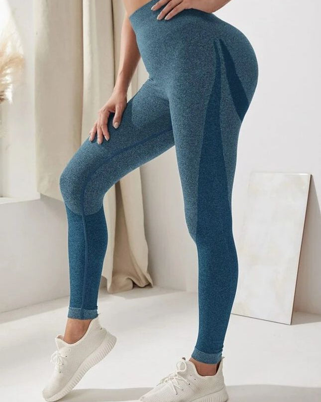 ZASUWA Female Seamless Hip-lift Scrunch Bum Elastic tight Leggings