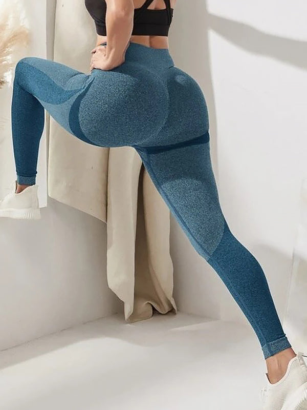 ZASUWA Female Seamless Hip-lift Scrunch Bum Elastic tight Leggings