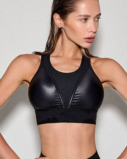 🖤ZASUWA Female Fly Eye Contrast Color High-rise Leggings