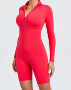 Red / S / Short Jumpsuit