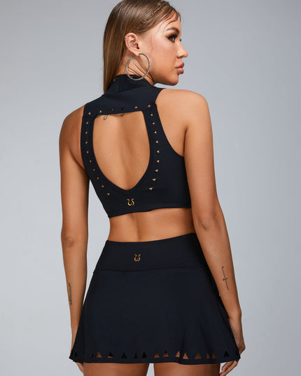 ZASUWA Female Cutout Backless Sports Bras