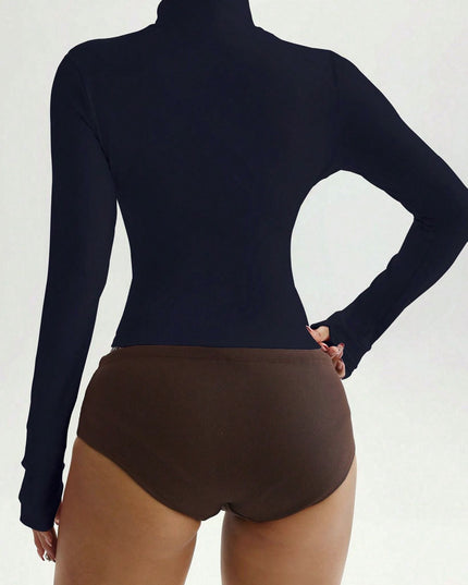 ZASUWA Female Zipper Stand Collar Jackets