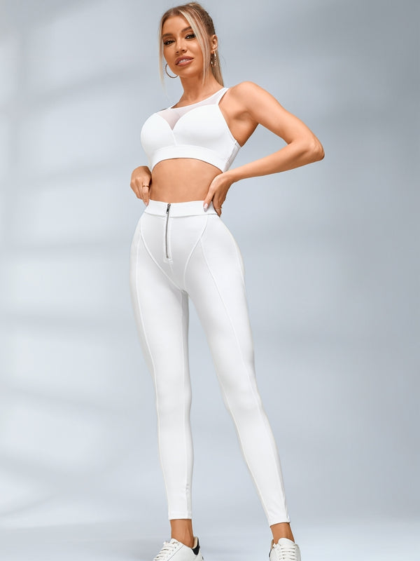 ❤ZASUWA Female Must Have Zipper Mesh Tracksuit