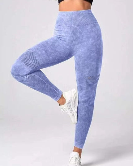 ZASUWA Female Denim Scrunch Bum Quick-dry Seamless Leggings