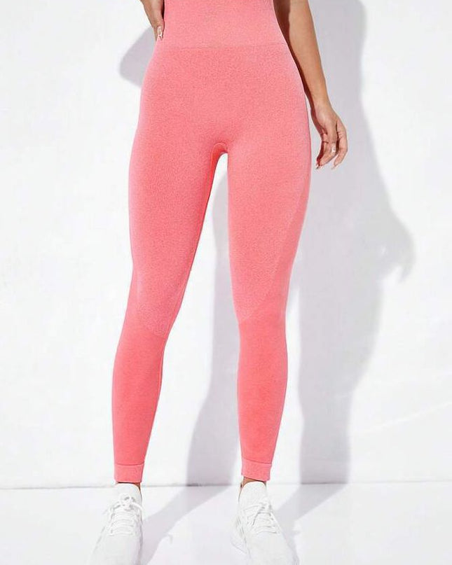 ZASUWA Female Seamless Hip-lift Scrunch Bum Elastic tight Leggings