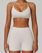 White / S / Bras+Shorts