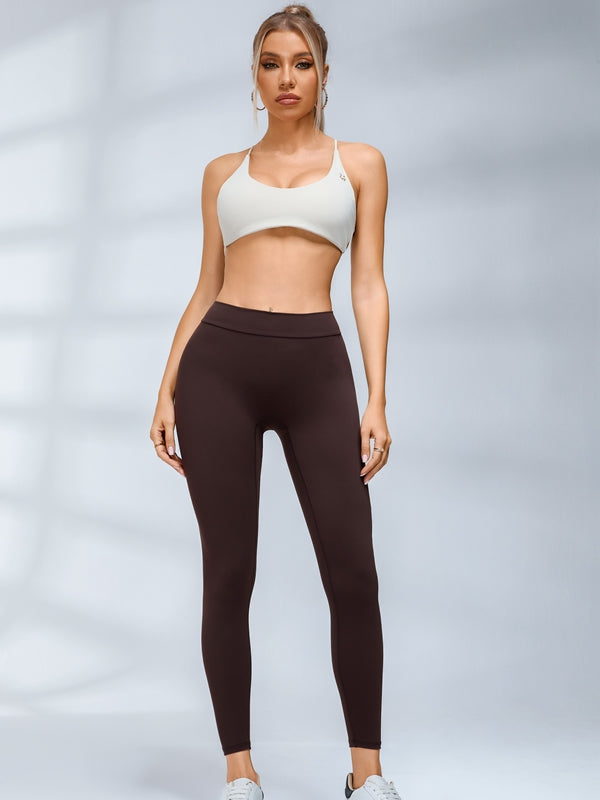 ZASUWA Female Scrunch Bum Deep V Back Cross Back Tracksuit