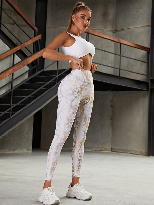 ZASUWA Female Big U Collar Backless Sports Bras