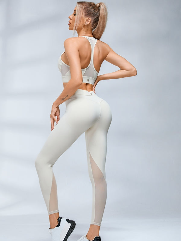 ZASUWA Female Sexy Sheer Mesh Sports Bras