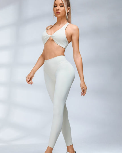 ZASUWA Female Super Twist Thumbhole Cropped Top