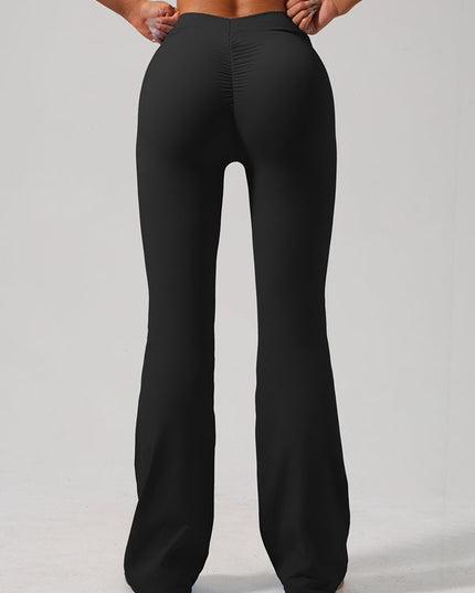 ZASUWA Female Flare Scrunch Bum Hip-lift Leggings