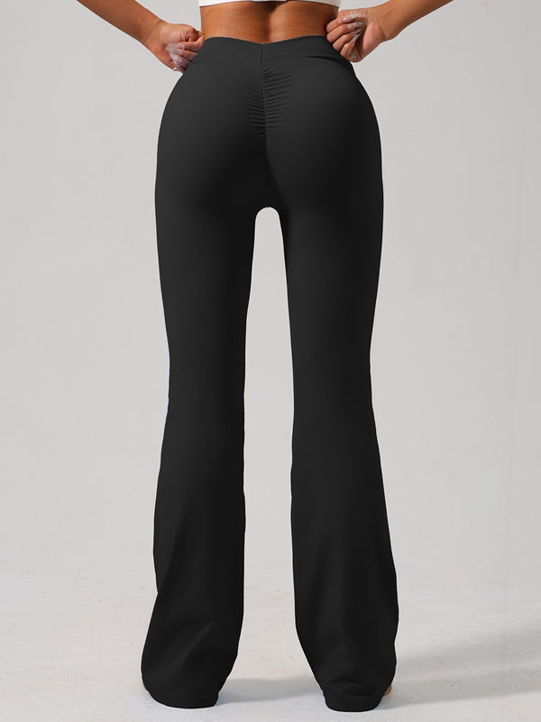 ZASUWA Female Flare Scrunch Bum Hip-lift Leggings