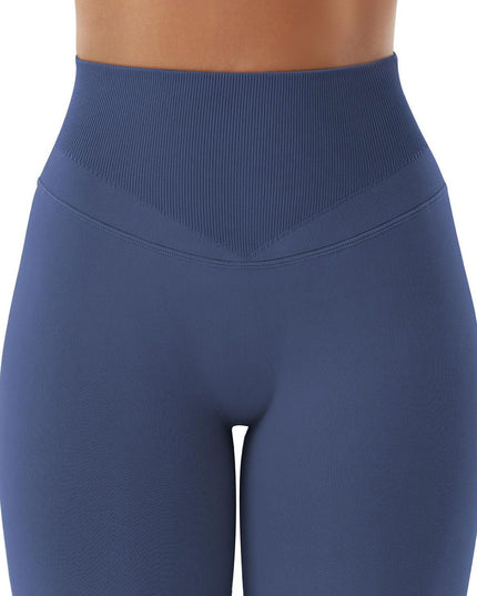 ZASUWA Female High-waisted Seamless Elastic Tight Quick Dry Hip-lift Leggings