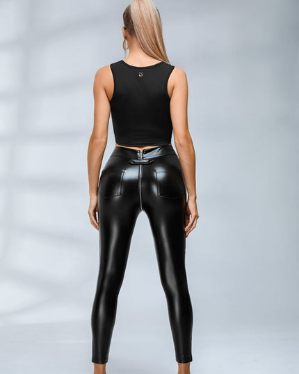 ZASUWA Female Sexy Hollow Out Drawstring Tank