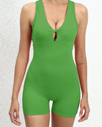 Green / S / Short Jumpsuits