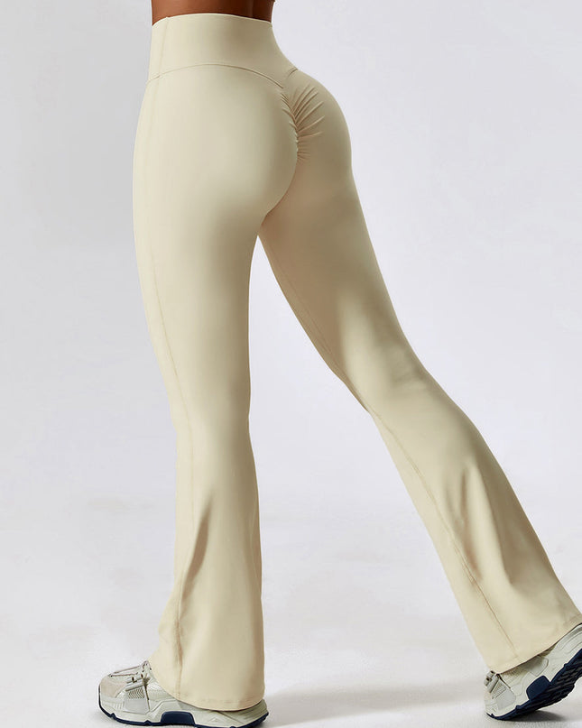 ZASUWA Female Flare Scrunch Bum Pants