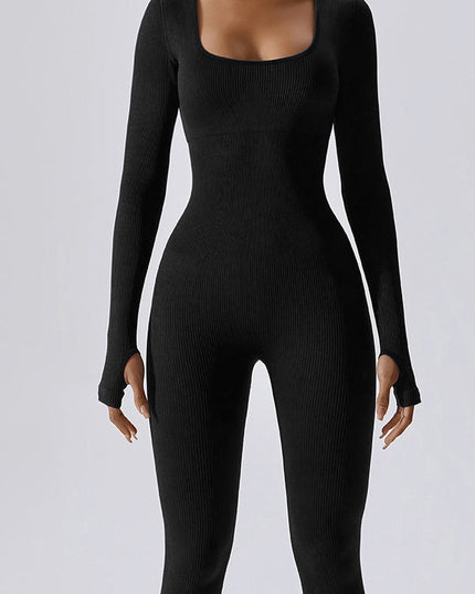 ZASUWA Female Ribbed Breathble Jumpsuit