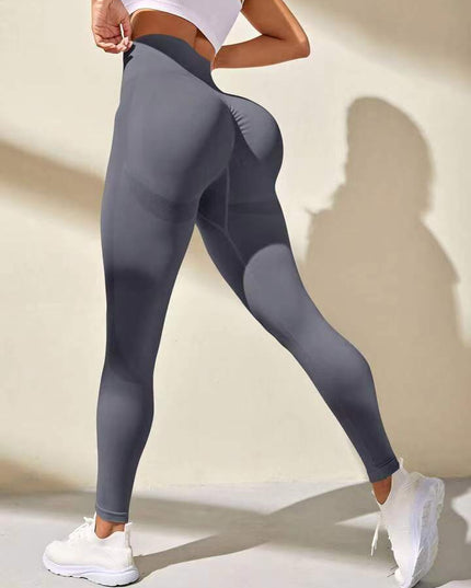 ZASUWA Female Push Up Seamless Scrunch Bum Booty Leggings