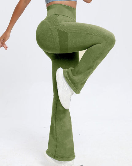 ZASUWA Female Denim Flare High-waisted Leggings