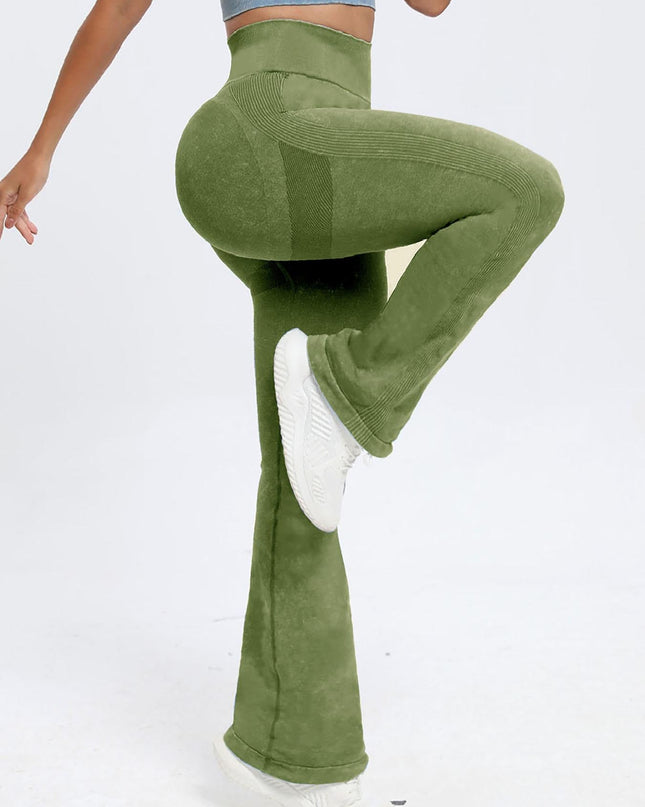 ZASUWA Female Denim Flare High-waisted Leggings