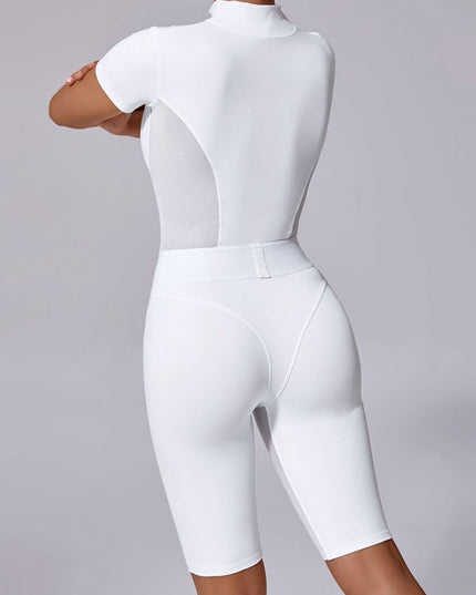 ZASUWA Female Push-Up Mesh Romper