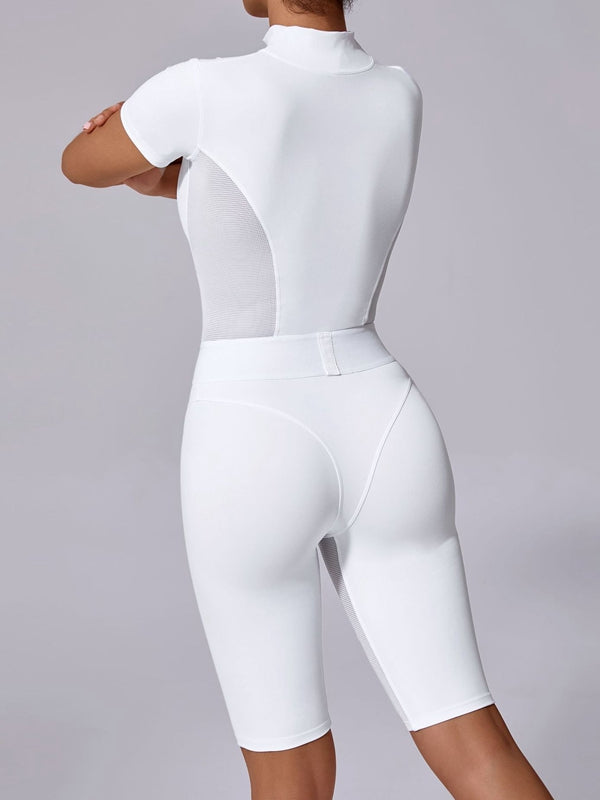 ZASUWA Female Push-Up Mesh Romper